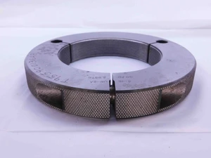 4" 16 UN 2A THREAD RING GAGE 4.0 4.00 4.000 4.0000 GO ONLY P.D. = 3.9576 CHECK - DW42879BY6