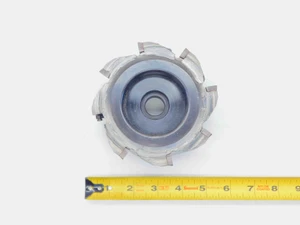 5" O.D. COOLANT THRU FACE MILL 1 1/2 PILOT 5/8 KEY HOLDS 8 INSERTS 5.0 INDEXABLE - JG6294BL5