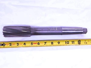 1 5/8 O.D. HSS REAMER SPIRAL 12 FLUTE 1.6250 1.625 ONSIZE MODIFIED MT4 SHANK - JJ3820CG5