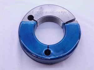 2" 18 UNS 2A BEFORE PLATE THREAD RING GAGE 2.0 2.00 2.000 GO ONLY P.D. = 1.9564 - DW42931CJ5