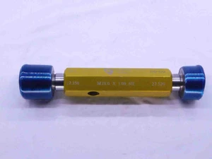 M28 X 1 6H VERMONT THREAD PLUG GAGE 28 1.0 GO NO GO P.D.'S = 27.350 & 27.520 - DW42947OB6