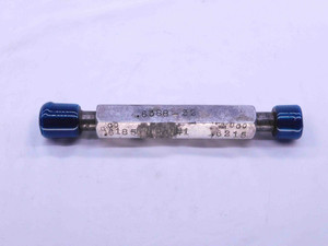 .6388 32 THREAD PLUG GAGE GO NO GO P.D.'S = .6185 & .6215 .6388"-32 INSPECTION - DW42949CJ5