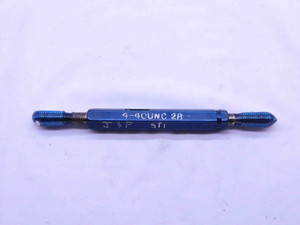 4 40 UNC 2B STI HELICOIL THREAD PLUG GAGE #4 .112 GO NO GO PD'S = .1283 & .1308 - DW42954CJ5