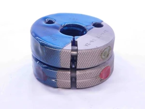 3/4 12 UN 2A THREAD RING GAGES .75 .750 .7500 GO NO GO P.D.'S = .6942 & .6887 - DW42977SLW