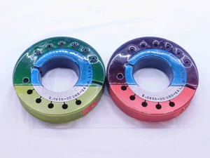 2 1/16 20 UNS 2A LEFT HAND THREAD RING GAGES 2.0625 GO NO GO = 2.0285 & 2.0236 - DW42979SLW
