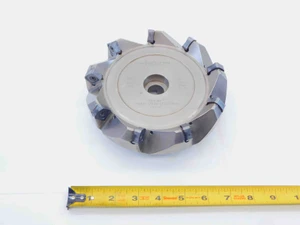 WALTER 6" O.D. FACE MILL F4033.UB38.152.Z09.09 1 1/2 PILOT 9 POCKETS SN.X 1606 - JG6304BL5