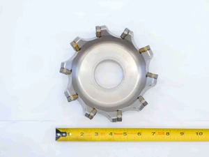 ISCAR 6" O.D. FACE MILL S845 F45SX D6.-10-2.0-R16 2" PILOT 10 POCKETS SXMU 1606 - JG6306BL5