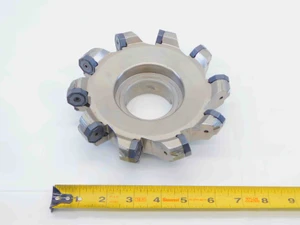 ISCAR 6" O.D. FACE MILL F45NM D6.0-10-2.00-R08 2" PILOT 10 POCKETS ONHU 0806 6.0 - JG6309BL5