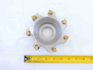 ISCAR 5" OD FACE MILL H490 F90AX D5.00-7-1.5-17 1 1/2 PILOT 7 POCKETS ANKX 1706 - JG6312BL5