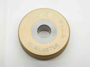 RINGMASTER .3750 MASTER PLAIN BORE RING GAGE ONSIZE 3/8 9.525 mm .375 SETTING - NS8007CB5