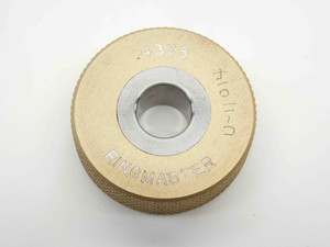 RINGMASTER .4375 MASTER PLAIN BORE RING GAGE ONSIZE 7/16 11 mm SETTING CHECK - NS8008CB5
