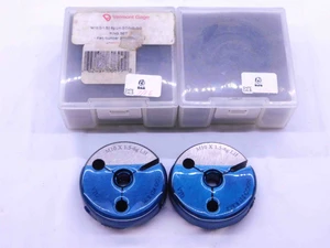 M10 X 1.5 6g LEFT HAND VERMONT THREAD RING GAGES 10 GO NO GO PDS= 8.994 & 8.862 - DW42998BW6