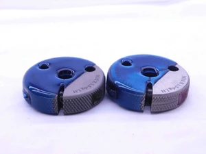 M10 X 1.5 6g LEFT HAND VERMONT THREAD RING GAGES 10 GO NO GO PDS= 8.994 & 8.862 - DW42998BW6
