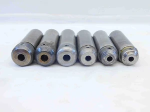 6pc LOT SOLID END MILL TOOL HOLDER ADAPTER 3/16 & 1/4 I.D. X 3/4 SHANK DIA .75 - JG6420CE6