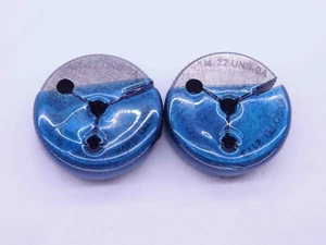 1/4 22 UNS 3A SPECIAL VERMONT THREAD RING GAGES .25 GO NO GO PDS= .2202 & .2173 - DW43082CC6