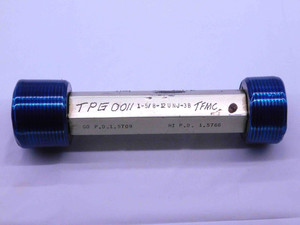 1 5/8 12 UNJ 3B THREAD PLUG GAGE 1.625 1.6250 GO NO GO P.D.'S = 1.5709 & 1.5766 - DW43104CG6