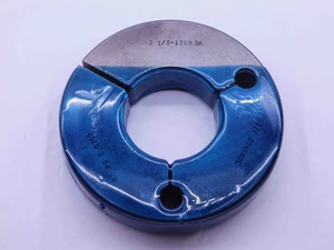 2 1/8 12 UN 3A THREAD RING GAGE 2.125 2.1250 GO ONLY P.D. = 2.0709 INSPECTION - DW43154LVR