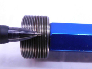 1 9/16 20 UN 2B THREAD PLUG GAGE 1.5625 GO NO GO P.D.'S = 1.5300 & 1.5362 CHECK - DW43166OB6