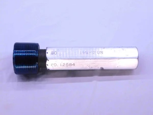 1 5/16 12 UN SET THREAD PLUG GAGE 1.3125 GO ONLY P.D. = 1.2584 INSPECTION CHECK - DW43193LVR