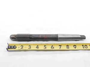 W & B 0.983 OD HSS REAMER MT3 SHANK 10 FLUTE .983 .9830 .9688 OVERSIZE 25 mm - NS8054BF4