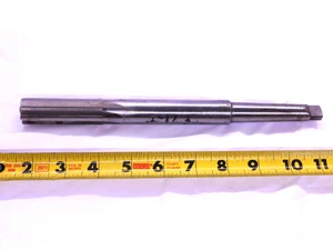 29/32 OD HSS CHUCKING REAMER MORSE TAPER #2 SHANK 8 FL MT2 .9063 ONSIZE 23 mm - JJ4052BU5