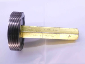 M102 X 1.5 6H METRIC THREAD PLUG GAGE 102 NO GO ONLY P.D. = 101.246 - DW43211BY6