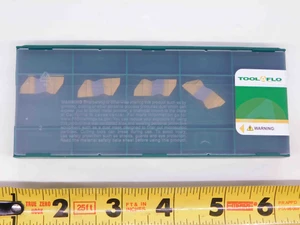 5pcs NEW TOOL FLO FLG-3105L GP50C TiN CARBIDE GROOVING INSERTS .105" WIDTH  - JJ4070TFLO