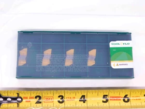 5pcs NEW TOOL FLO FLG-3125R GP50C TiN CARBIDE GROOVING INSERTS .125" WIDTH 1/8 - JJ4073TFLO