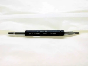 NEW 1 72 UNF 2B THREAD PLUG GAGE #1 .073 GO NO GO P.D.'S = .0640 & .0665 1-72