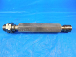 1 1/2 12 UNF BASIC THREAD PLUG GAGE 1.5 GO ONLY PD 1.4459 QUALITY INSPECTION