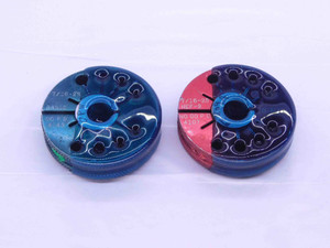 7/16 28 NEF 2 THREAD RING GAGES .4375 GO NO GO P.D.'S = .4143 & .4107 UNEF-2 - 716282R1