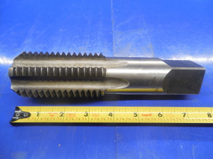 WIDELL 2" 4 1/2 HSS H7 6 FLUTE BOTTOMING TAP MADE IN USA MACHINE SHOP TOOLING