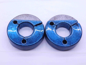 1 1/2 12 UNF 2A THREAD RING GAGES 1.5 1.50 GO NO GO P.D.'S = 1.4440 & 1.4376 - 112122AR1