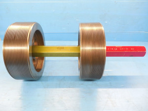 6 1/2 8 UNS 3A BEFORE PLATE SET THREAD PLUG GAGES 6.5 GO NO GO PDS 6.4164 6.4115