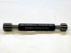 NEW 9/16 12 UNC 2B THREAD PLUG GAGE .5625 GO NO GO P.D.'S = .5084 & .5152 TOOL
