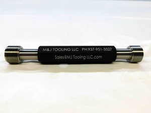 NEW 3/4 20 UNEF 2B THREAD PLUG GAGE .750 GO NO GO P.D.'S = .7175 & .7232 TOOLING