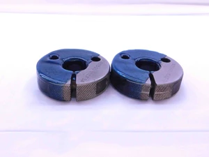 13/16 20 UNEF 3A THREAD RING GAGES .8125 GO NO GO P.D.'S = .7800 & .7767 CHECK - JF0449LI