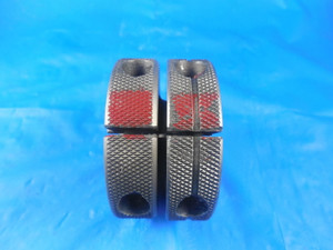 3/4 10 NC 3 THREAD RING GAGES .75 GO NO GO P.D.'S = .6850 & .6805 INSPECTION