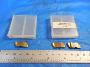 3PCS NEW TOOL-FLO FLRP-3062L CARBIDE GROOVING INSERTS GRADE GP3 .125 WIDE CNC