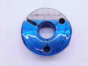 1" 14 UNF 2A THREAD RING GAGE 1.0 1.00 1.000 1.0000 GO ONLY P.D. = .9519 CHECK - AY0129BURL