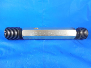 TR20 X 2.0 7H L.H. METRIC TRAPEZOIDAL THREAD PLUG GAGE GO NO GO 19.000 & 19.263