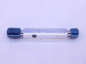 11/16 24 NEF 3B THREAD PLUG GAGE .6875 GO NO GO P.D.'S = .6604 & .6643 UNEF-3B - CH1293BU