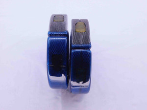 2" 16 UN 2A LEFT HAND THREAD RING GAGES 2.0 GO NO GO P.D.'S = 1.9578 & 1.9520 - CH1296BU