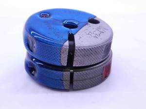 3/8 24 UNF 2A THREAD RING GAGES .375 .3750 GO NO GO P.D.'S = .3468 & .3430 CHECK - CH1317BU