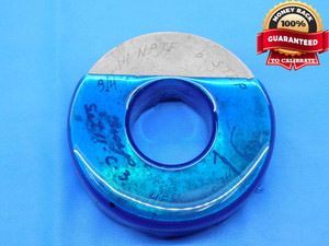 3/4 14 NPTF 6 STEP PIPE THREAD RING GAGE .75 .750 .7500 N.P.T.F. CREST CHECK - BM0827CCRL