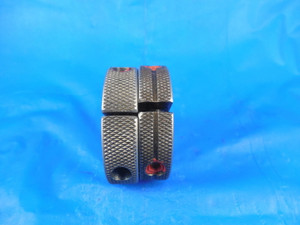 7/16 14 NC 3 THREAD RING GAGES .4375 GO NO GO P.D.'S = .3911 & .3875 QUALITY