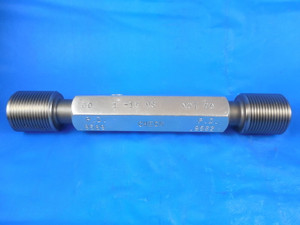 1" 16 NS SET THREAD PLUG GAGE 1.00 GO NO GO P.D.'S = .9589 & .9562 INSPECTION