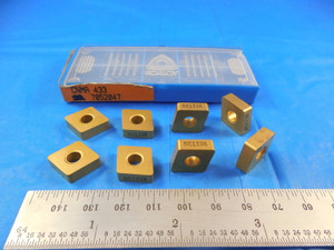 8PCS NEW KORLOY CNMA 433 GRADE NC123K COATED CARBIDE INSERTS CNC MACHINE SHOP