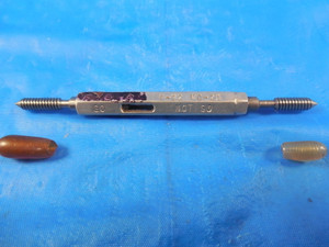 6 32 NC 2A FULL FORM SET THREAD PLUG GAGE #6 .138 GO NO GO PDS = .1169 .1141 UNC