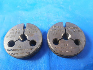 15/64 40 NS 2 THREAD RING GAGES .234375 GO NO GO P.D.'S = .2181 & .2154 QUALITY